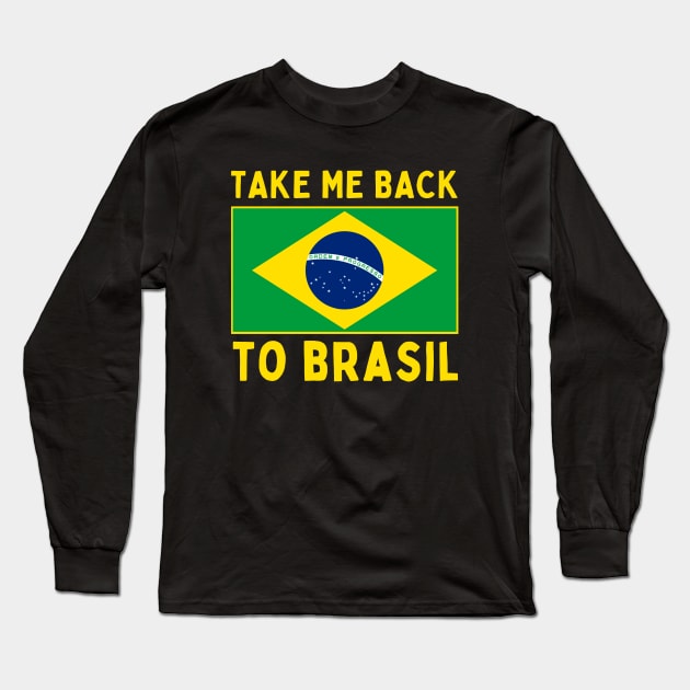 Brazilian Long Sleeve T-Shirt by footballomatic